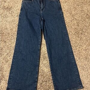 Madewell Dark Blue Flare Jeans